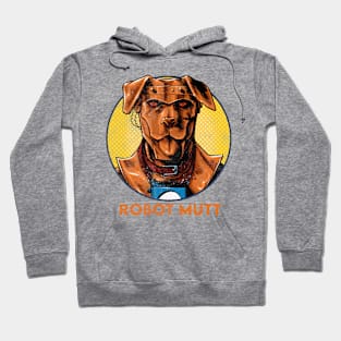 Robot Mutt - distressed Hoodie